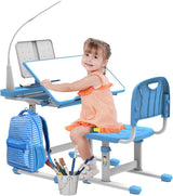 Escritorio para niños de altura ajustable con cajón grande