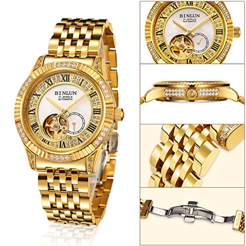 Reloj de pulsera de oro para hombre