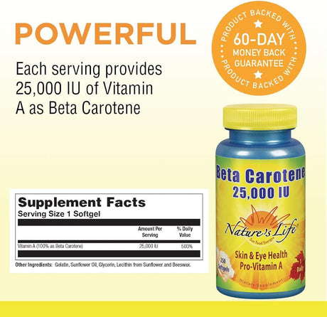 Suplementos Alimenticios de Beta Caroteno