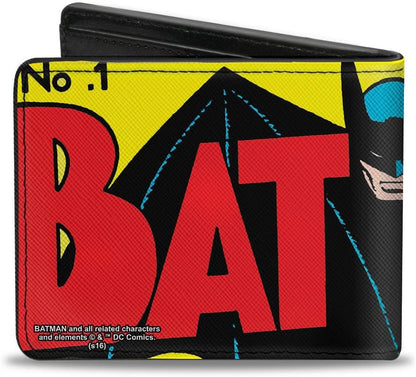 Cartera Bifold DC Comics Cuero Vegano Batman Clásico Issue 1