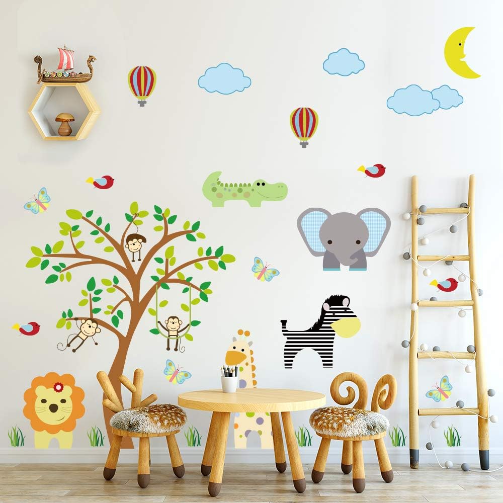 Pegatinas de Pared Animales Jungle - Supzone, Decoración
