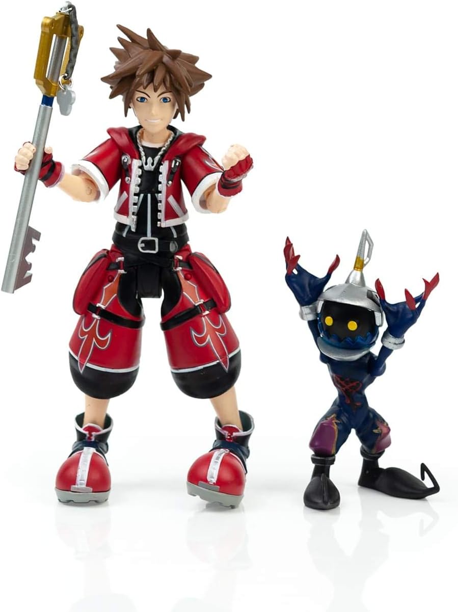 Figura Acción 2-Pack Sora y Soldado Heartless - Kingdom Hearts