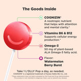 Lollipops OLLY para Niños, Omega-3, B6, B12, 25 Unidades