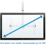 Soporte de TV de Techo Mount-It! 360° Ajustable hasta 75
