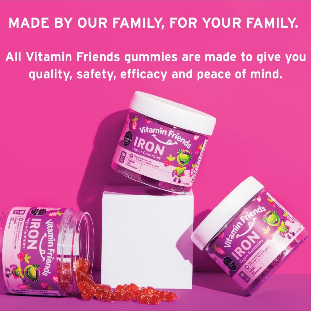 Suplemento ironbear Vitamin  dietético de hierro 60 unidades