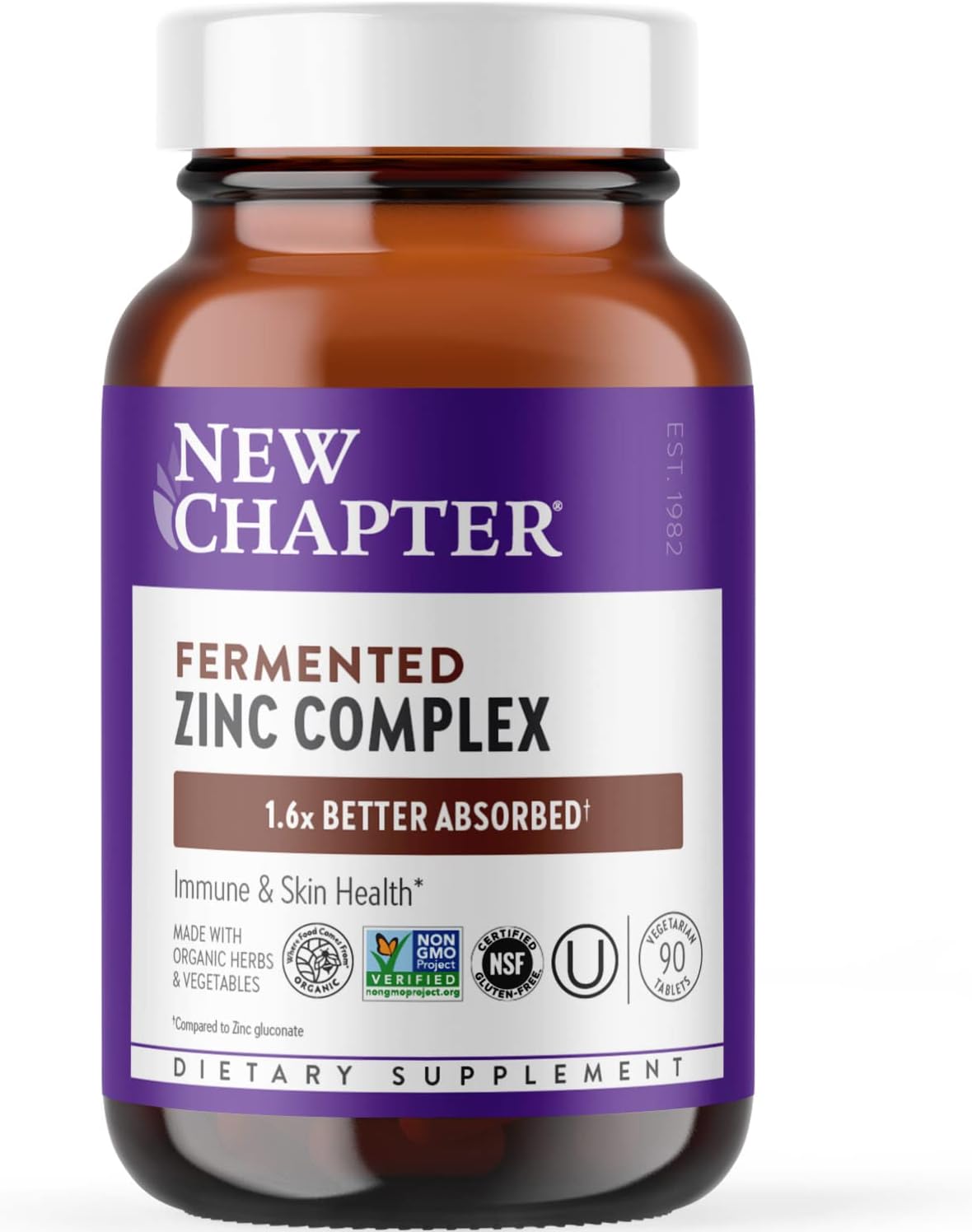 Suplemento complejo de zinc  fermentado apoyo inmunológico