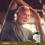 Suplemento de Pygeum Piping Rock 100mg 240 Cápsulas Non-GMO
