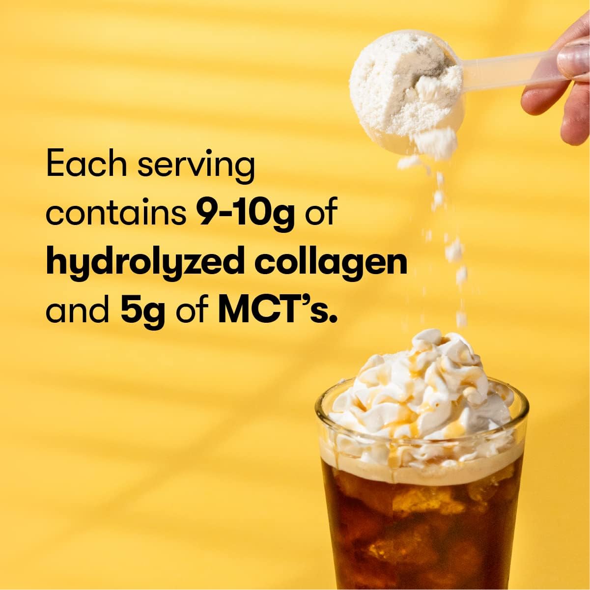 Suplemento Keto Proteína de colágeno en polvo con aceite MCT