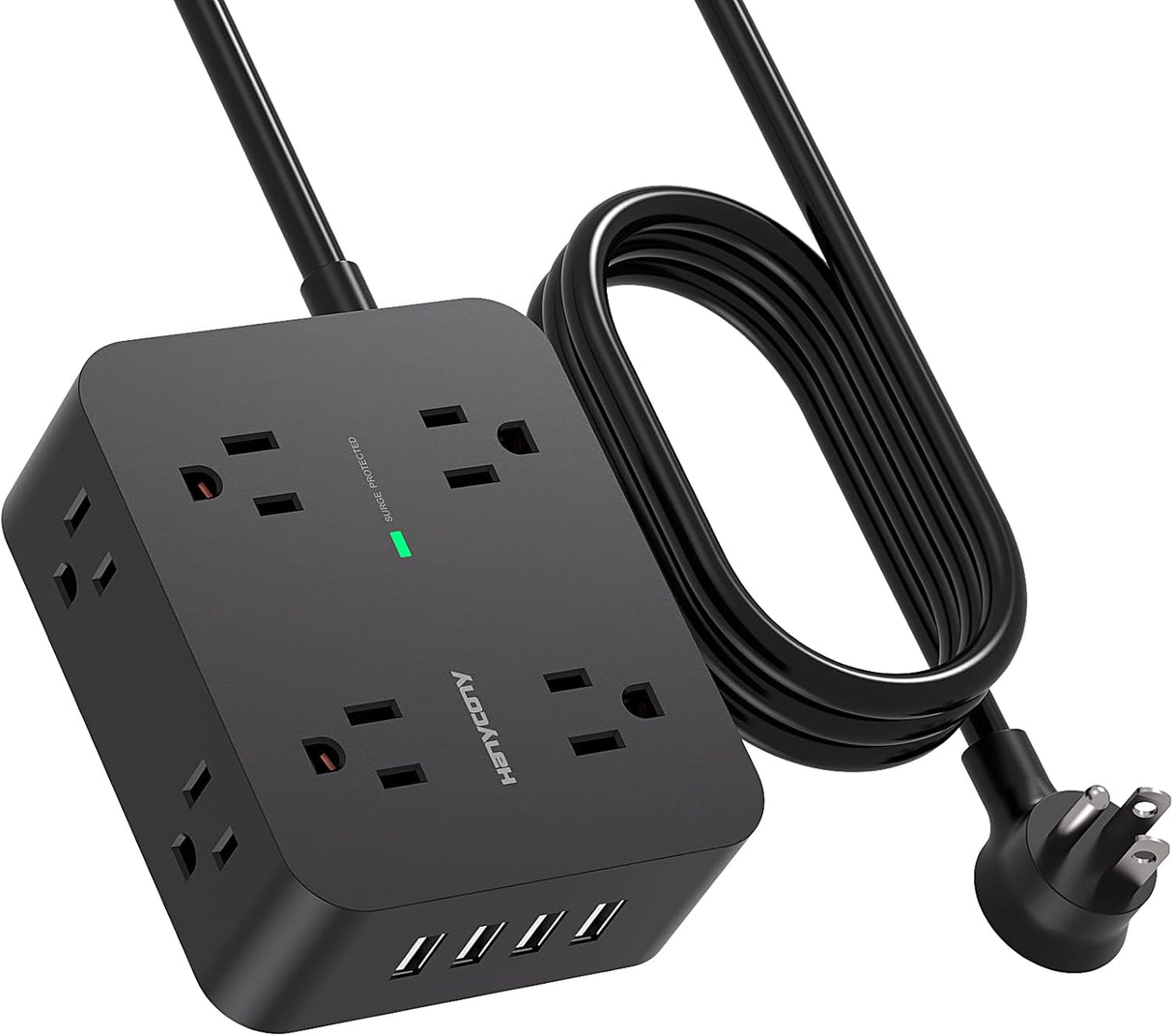 HANYCONY Regleta protectora contra sobretensiones, cable