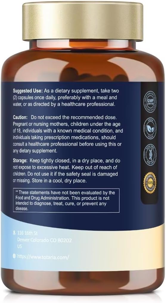 Suplemento de Calostro Bovino Orgánico 1200mg - 120 cápsulas
