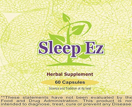 EZ de sueño (Sueño fácil), 60 cápsulas vegetales, 800 mg