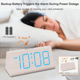 Reloj Despertador Digital DreamSky con USB y Volumen Ajustable