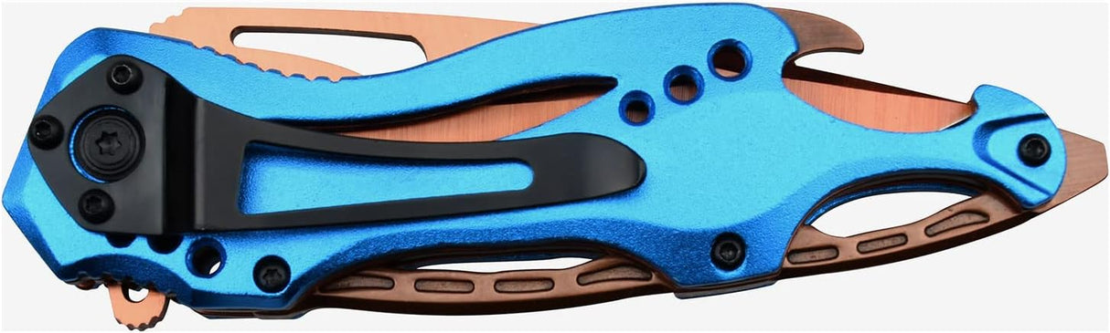 Cuchillo plegable táctico asistido por resorte MT-A705