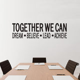 Vinilos Motivacionales VODOE para Oficina, Citas Inspiradoras 45x12.6