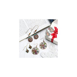Aretes colgantes bohemios con diamantes de imitación retro