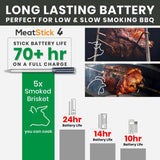 Termómetro de carne MeatStick 4X | Inalámbrico, 4 sensores