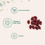 Suplemento de aceite de krill antártico 1000 mg por porción