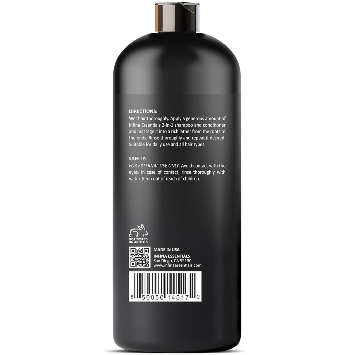 INFINA ESSENTIALS Biotin Champú y acondicionador 2 en 1 .