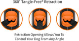 Correa retráctil 360º para perros, libre de enredos TUG