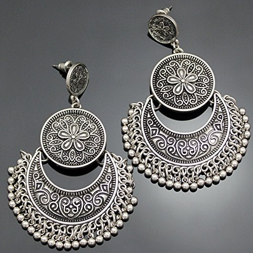 Pendientes Plateados