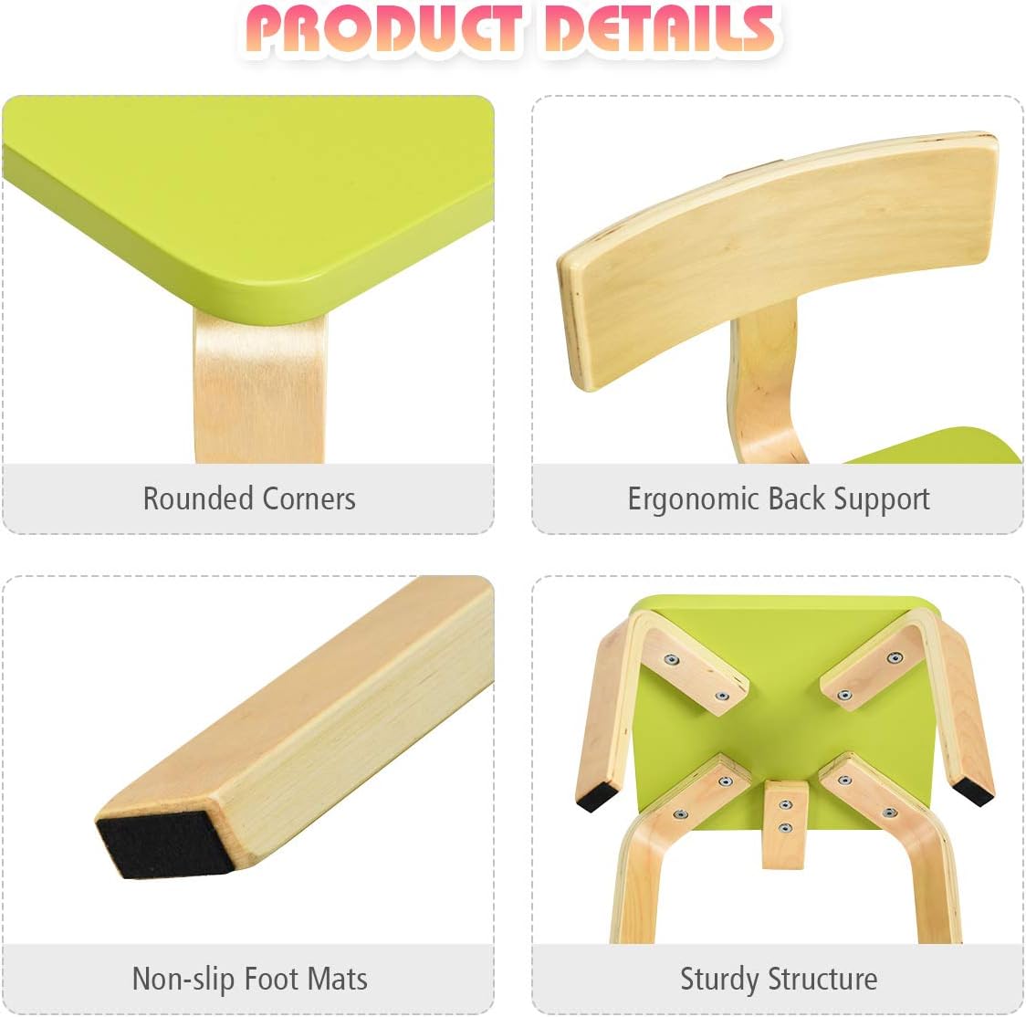 Juego de mesa y silla para niños manualidades tarea