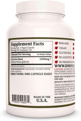 Extracto de raíz de regaliz 1,000 mg | Remedy's Nutrition