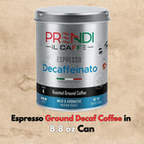Café Espresso Decaf PRENDI, Orgánico, 8.8 oz, Pack de 1