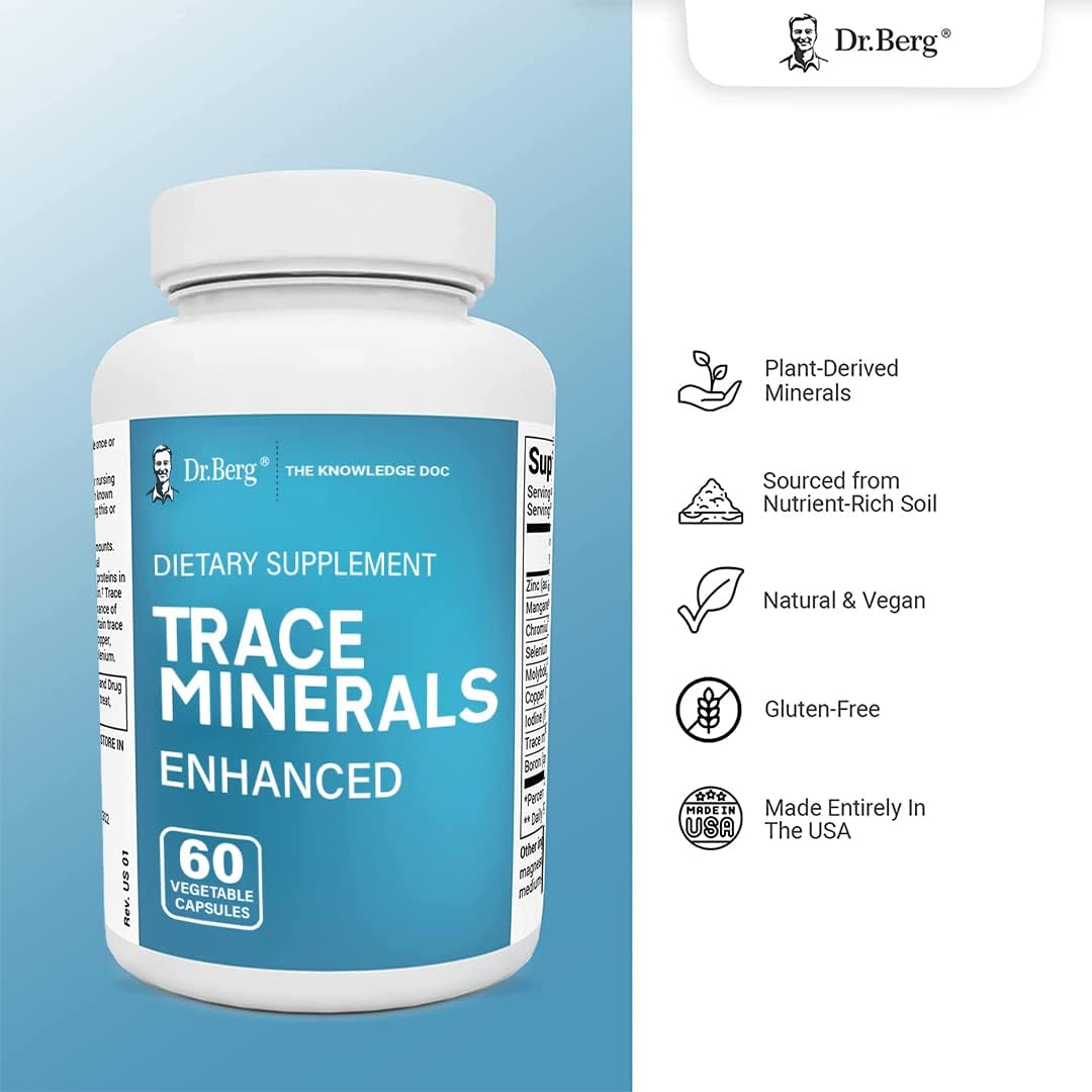 Suplementos Trace Minerals Complejo mejorado 60 cápsulas