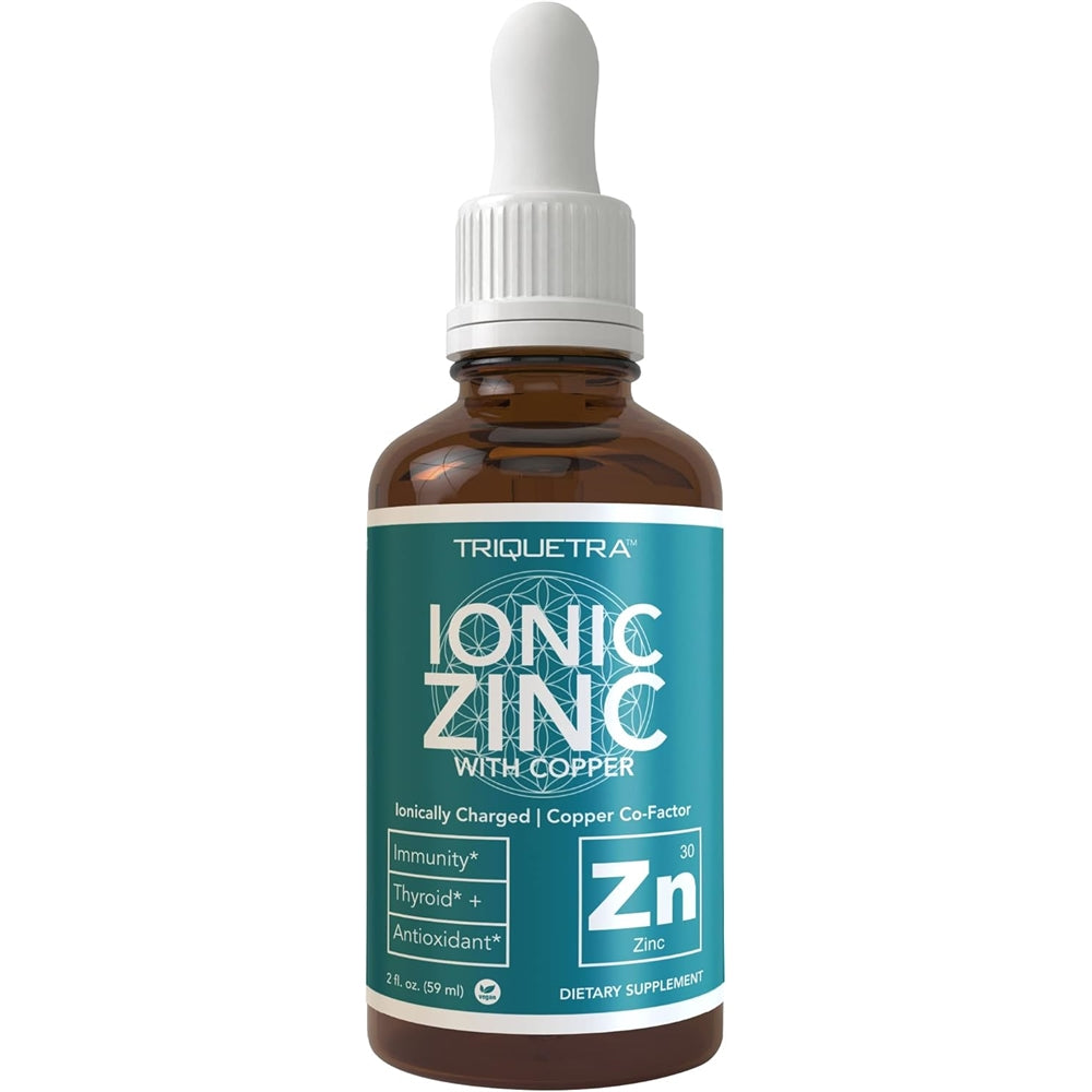 Suplementos líquido de cobre iónico Zinc Plus 240 porciones