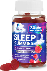 Gomitas para dormir extra fuerte para dormir, 12 mg  natural