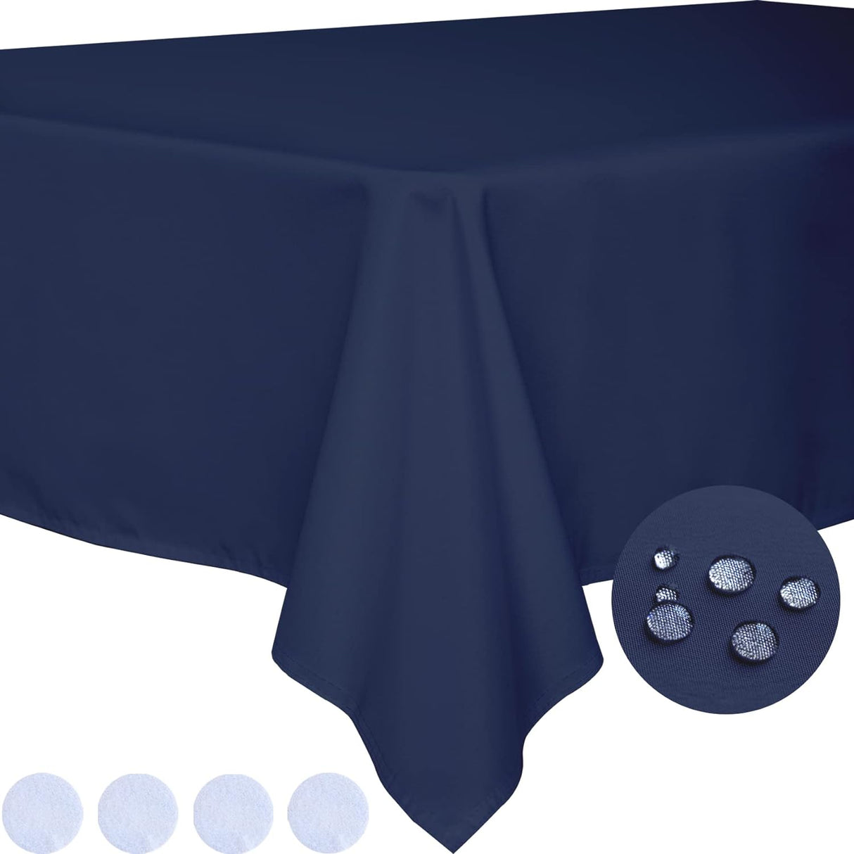Mantel Impermeable Antimanchas para Mesa Rectangular 4 Pies