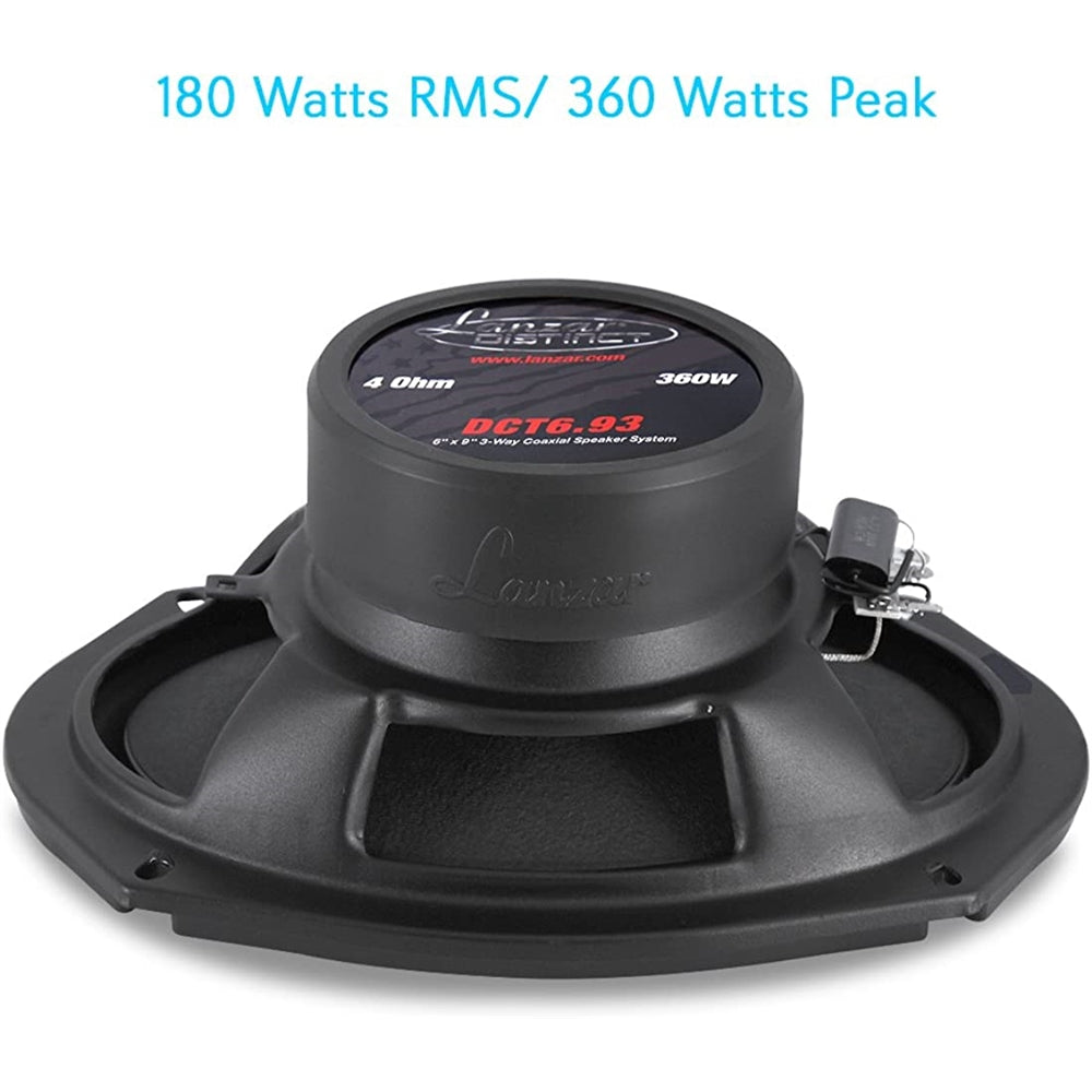 Parlantes o Vías de altavoces coaxiales Lanzar DCT6.93