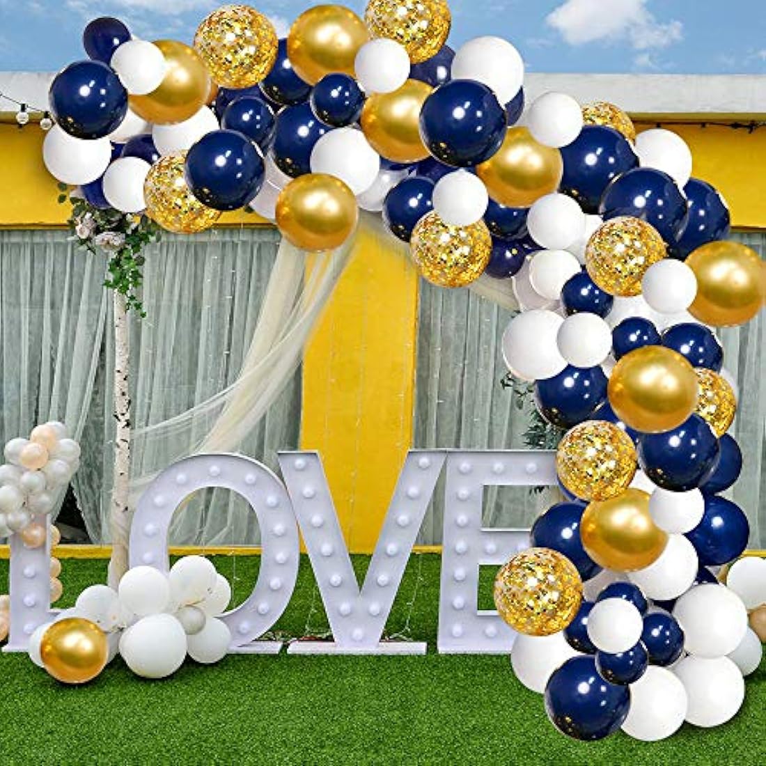 Kit de guirnalda de globos azul marino