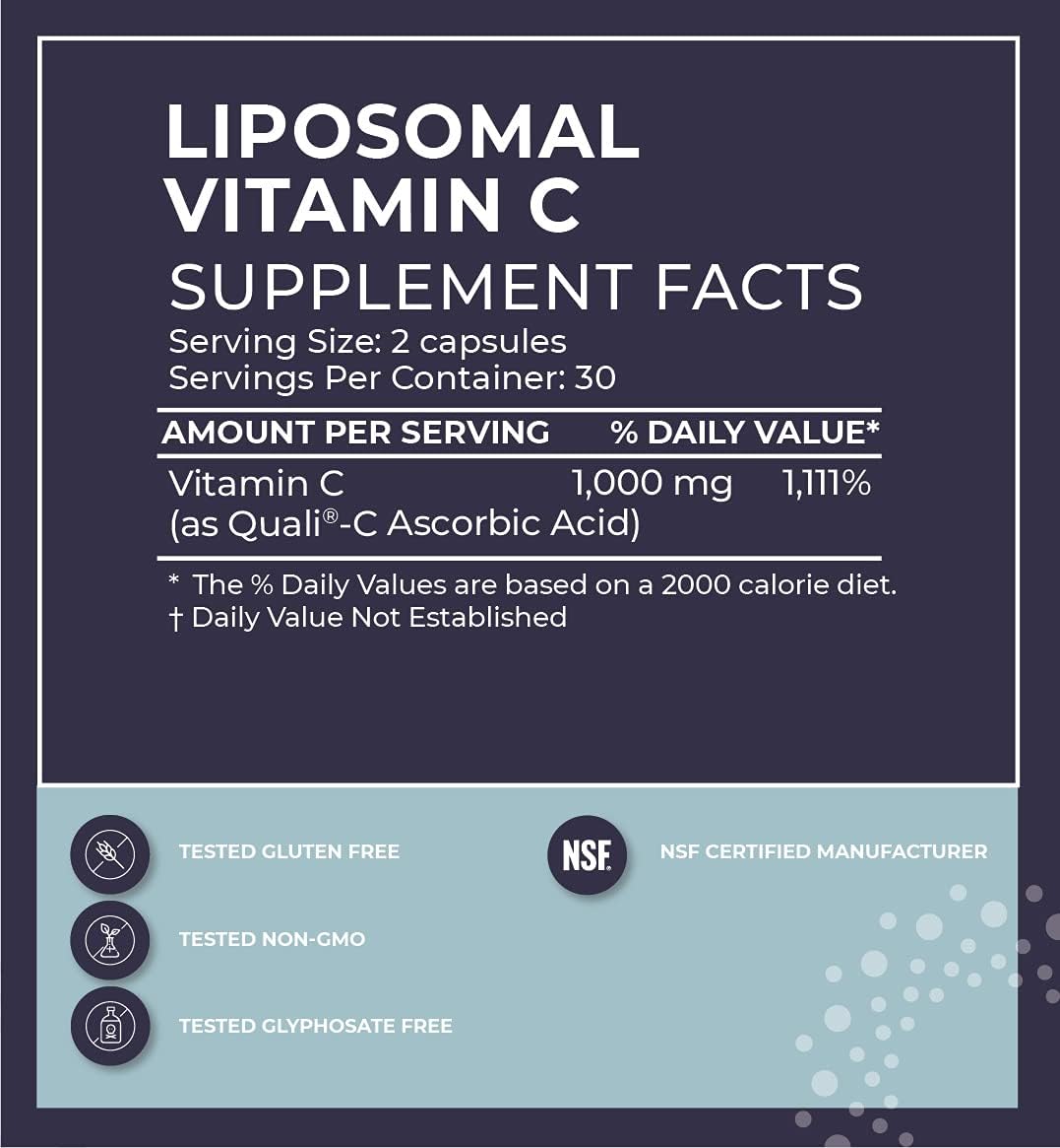 Suplementos Vitamina C liposomal Potente apoyo inmunológico