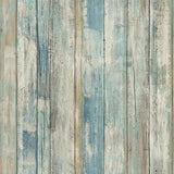 papel decorativo autoadhesivo tipo madera desgastada azul