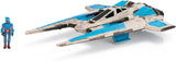 Fang Fighter Star Wars Micro Galaxy con figura de 1 pulgada