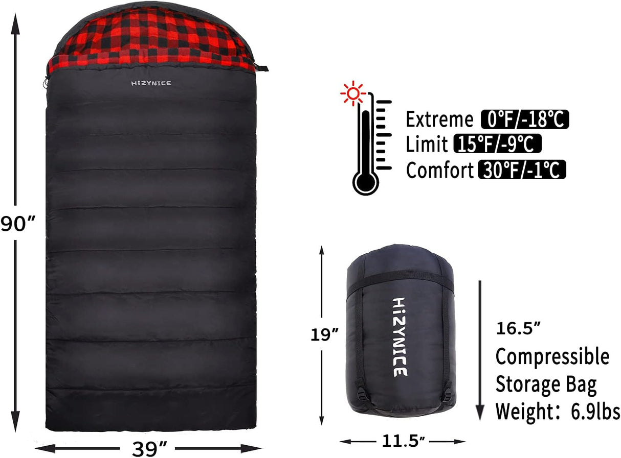 Bolsas de Dormir  de 0 grados  100% franela de algodón