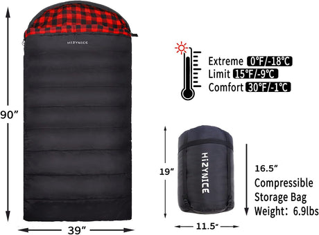 Bolsas de Dormir  de 0 grados  100% franela de algodón