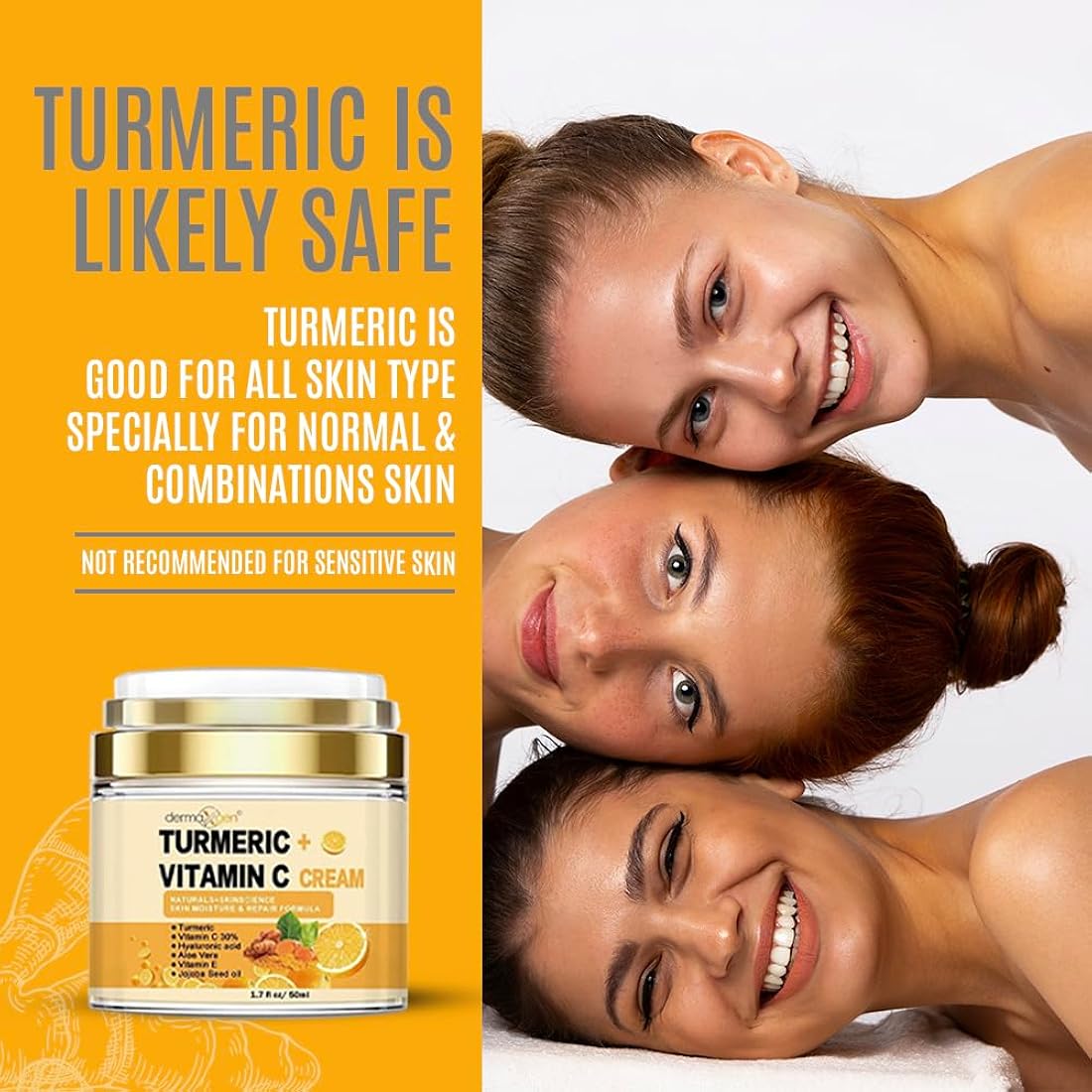 Crema de cúrcuma + 30% vitamina C DERMAXGEN