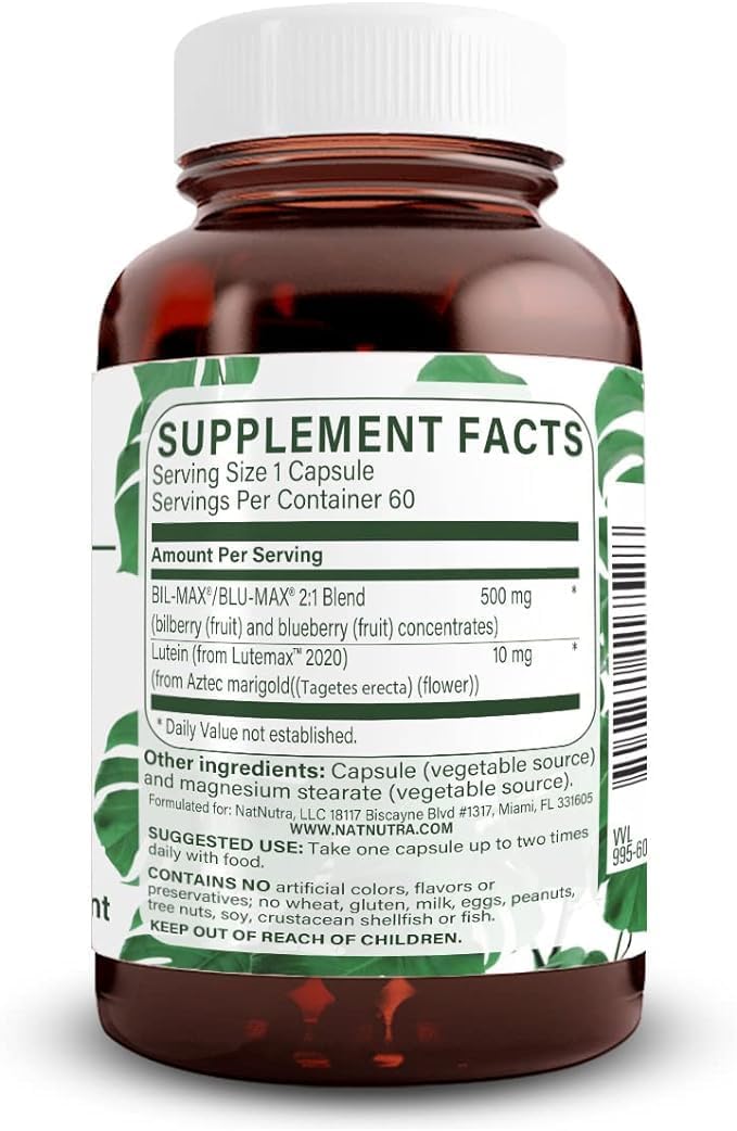 Natural Nutra Vitamina para Ojos, Mejora Visión, 30 Cápsulas (2)