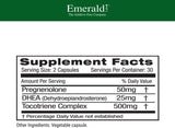 Suplemento EMERALD LABS Pregnenolona 50mg y DHEA 25mg