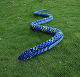 Peluche diseño de serpiente de Boa Gigante azul 113, A-cool