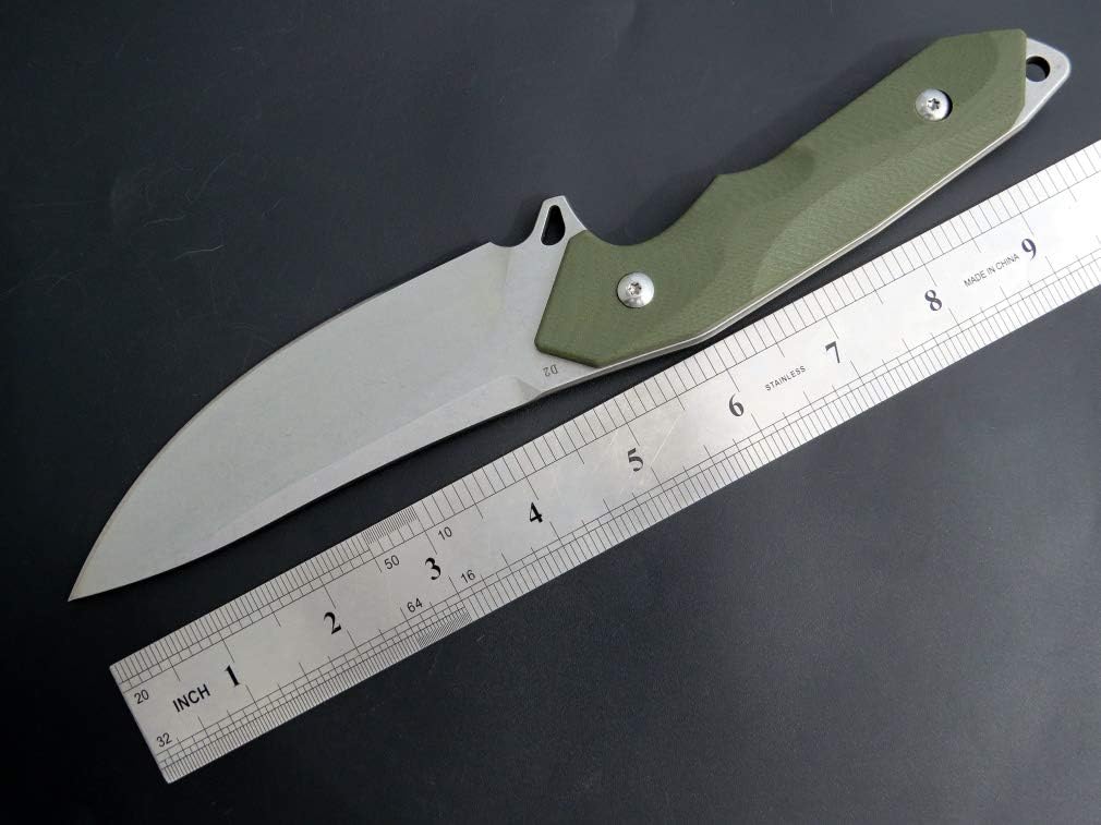 Cuchillo de hoja fija D2 G10 para supervivencia - EF122