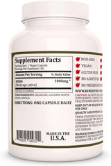 Suplemento de hierbas Extracto de alfalfa en polvo 1,000 mg