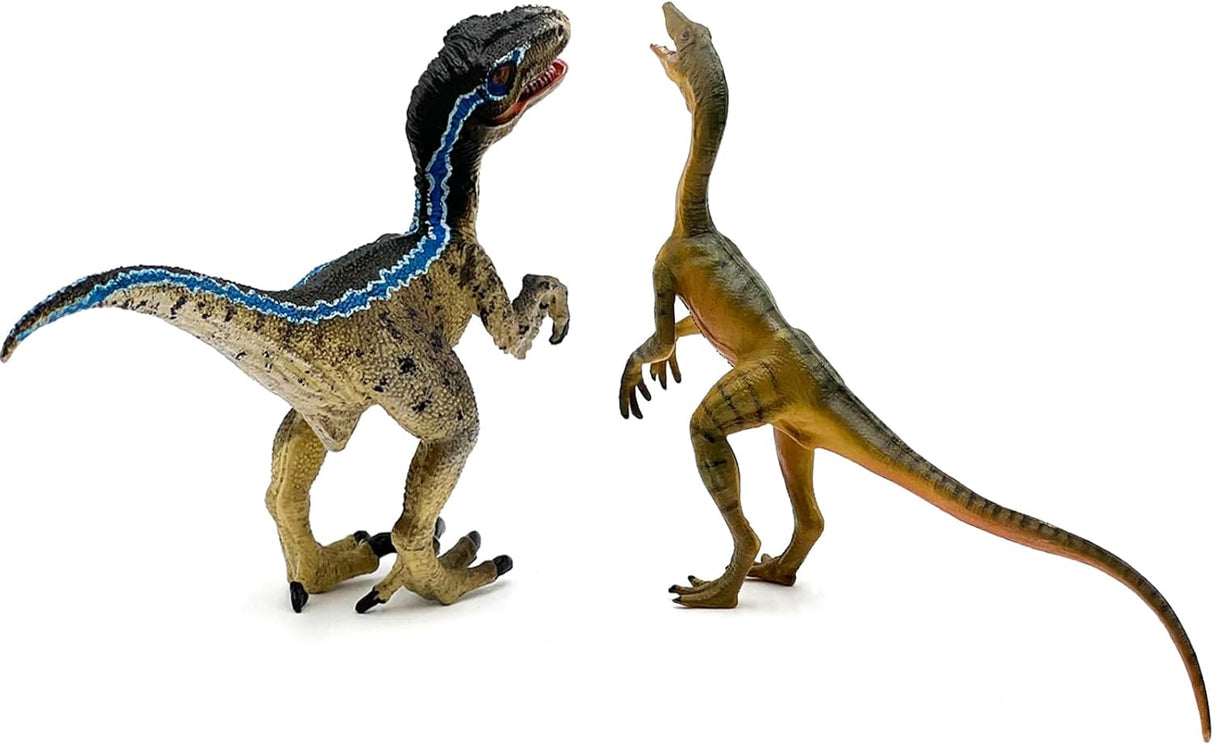 Juguetes de dinosaurios Gemini&amp;Genius, figuras realistas, 2 pcs