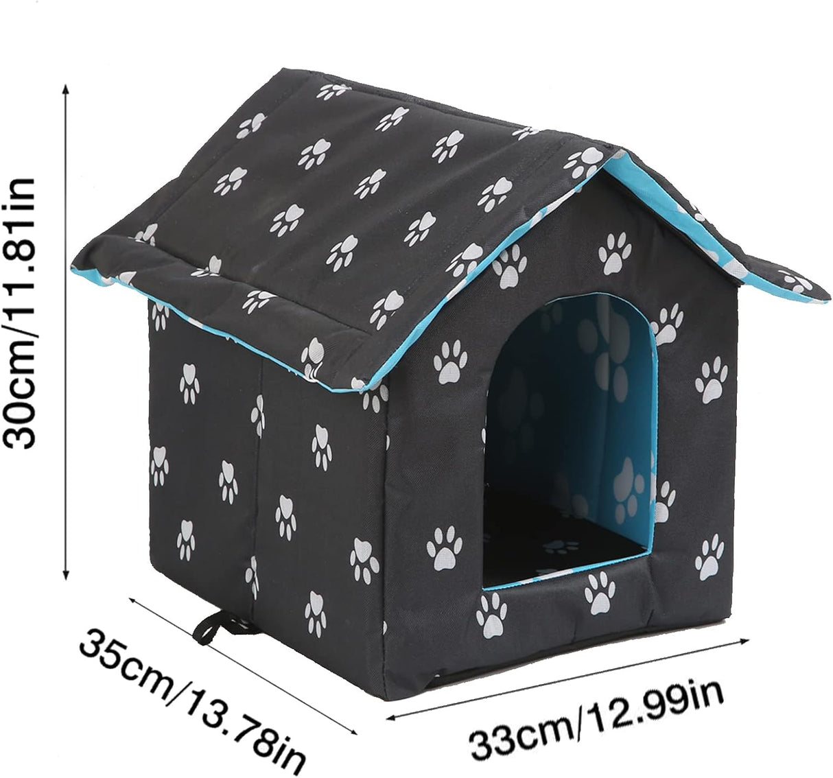 Casa para Gatos al Aire Libre, Aislada y Resistente, Pequeña