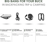 Hamaca grande G4Free con mosquitera para 2 personas, ligera