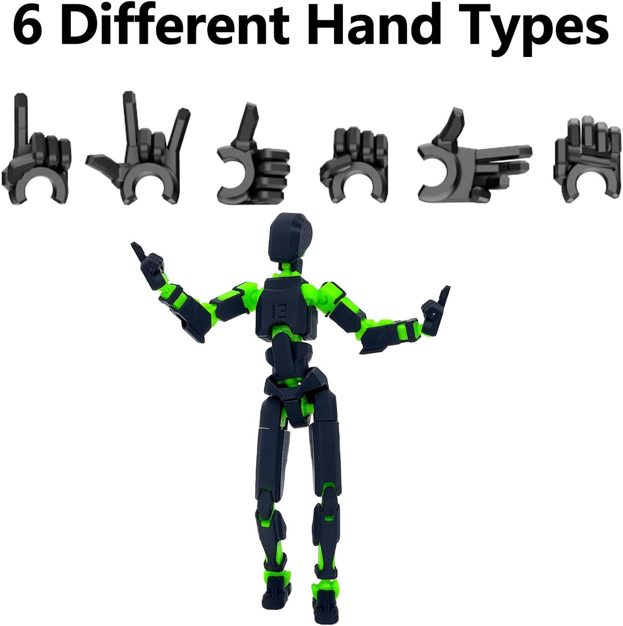 Conjunto de Figuras de Acción Titan 13, Articuladas, T13