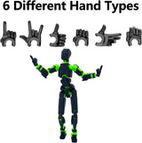 Conjunto de Figuras de Acción Titan 13, Articuladas, T13