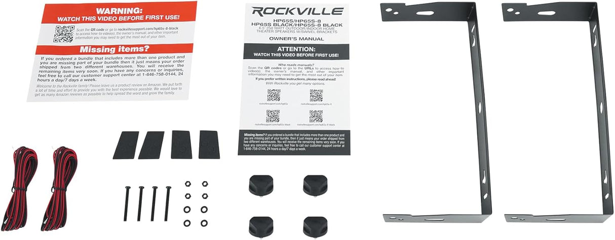 Altavoces Swivel Rockville HP65S-8 6.5 Interior/Exterior 8-ohm